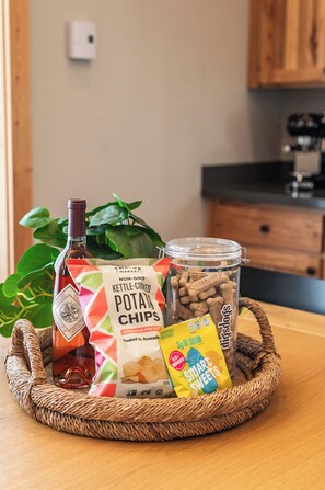 Digs Co. | Vacation Rentals guests are always greeted with a generous welcome gift!
