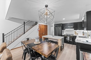 Kitchen- island- dining- main level