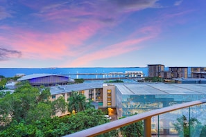 Balcony views over the Darwin Harbour.