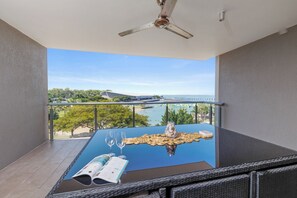 Private balcony.