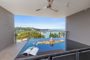 Private balcony.