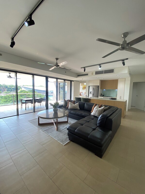 Living room with a view