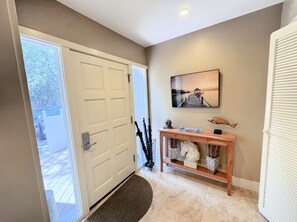Entryway into your beach getaway