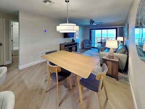 Dining Area that Seats Four with Ocean Views