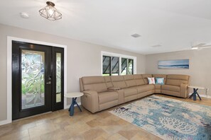 Comfy sectional for plenty of seating