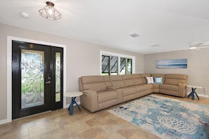 Comfy sectional for plenty of seating
