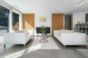 Bright open plan living.