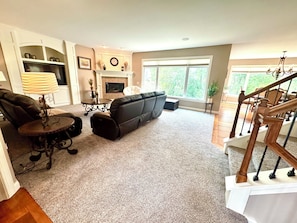 Main Living Room off of Main Entrance - Main Level - Open Floor.