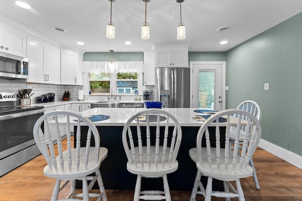 Newly renovated kitchen