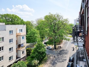Vue depuis lâhĂ©bergement