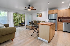 Bright and spacious.
