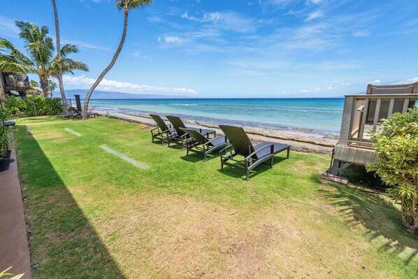 Ocean front property.