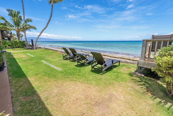 Ocean front property.