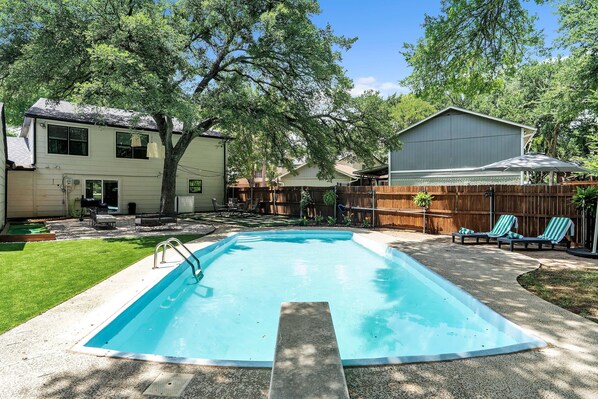 Backyard, Nature, Outdoors, Yard, Pool