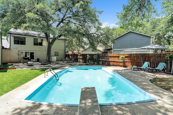Backyard, Nature, Outdoors, Yard, Pool