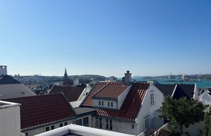 Vue depuis lâhĂ©bergement