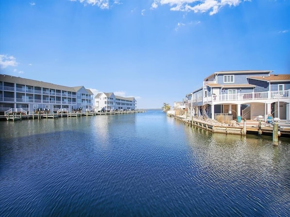Experience serene waterfront living with stunning views from your property situated along a tranquil canal.