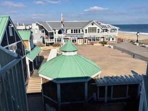 Enjoy stunning ocean views and serene boardwalk access from this lovely beach-area condo, designed for relaxation and fun in the sun.
