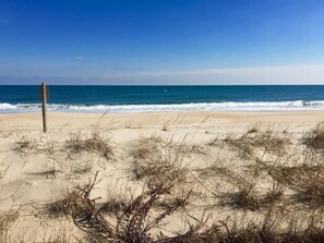 Bask in the sun and sea breeze at the nearby beach, just moments from your cozy 3-bedroom retreat.