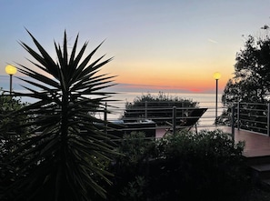 Vue depuis lâhĂ©bergement
