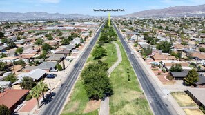Edgemere Linear Park, right in front of the property