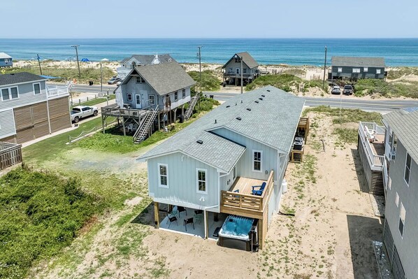 Aerial View of A Salty Pause