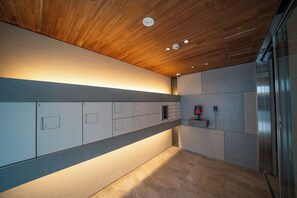 Interior entrance