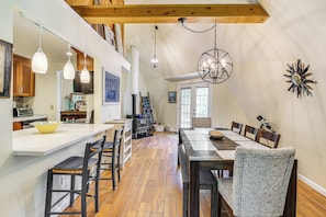 Dining Area | 1st Floor | Wood-Burning Stove