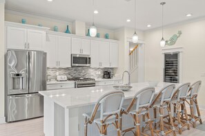 Full kitchen. 