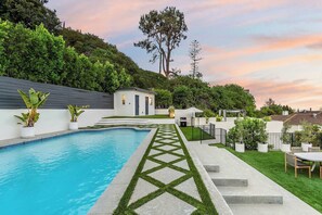 Lounge, dip, repeat in this exclusive backyard retreat