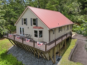 View of the home from the front.