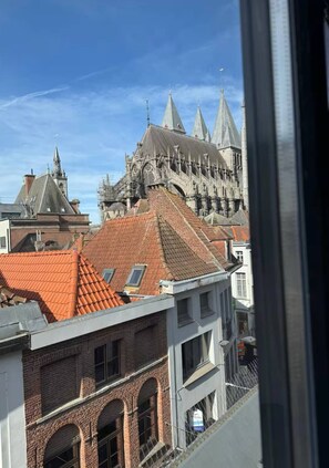 Blick von der Unterkunft