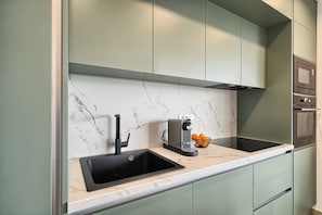 Kitchen with Coffee Maker