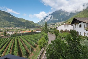 Blick von der Unterkunft