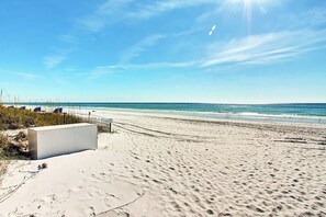 Walk out to beach
