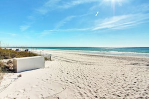 Walk out to beach
