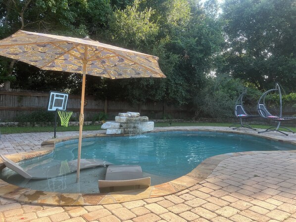 Pool space & umbrella