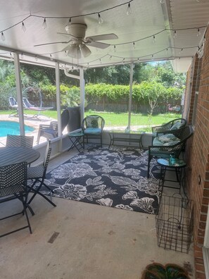 Back screened porch
