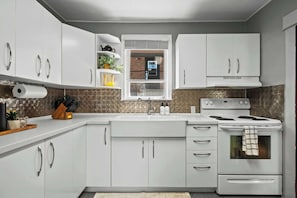 Updated Kitchen with Farmhouse Sink