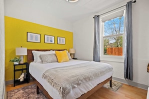 Primary Bedroom with Sunshine Wall
