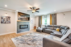 Living Room | 1st Floor | Electric Fireplace