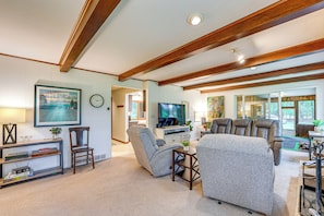 Living Room | Main Floor | Central A/C & Heating | Fireplace | Piano