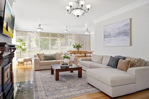 Comfortable Living and Dining room