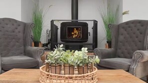 Relax in warmth and style.
