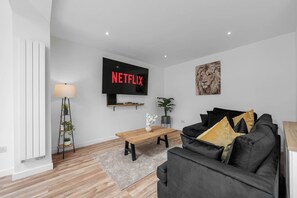 Our TV is SMART so you can watch live TV or stream your favourite shows through Netflix 
