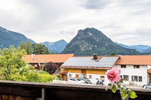 Blick von der Unterkunft