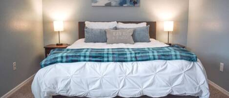 Drift off to sleep in this clean, peaceful, and private retreat.