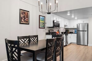 Make mealtime memories together at the dining table, seating 6