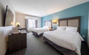 2 Queen beds