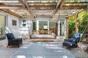 Relax in our amazing backyard.